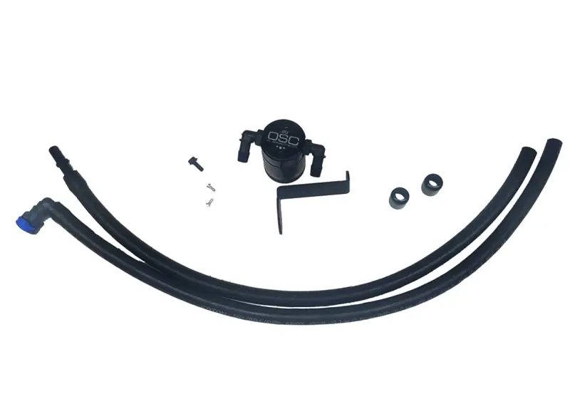 J&L 2019-2024 Ford Ranger 2.3L Driver Side Oil Separator 3.0 - Blk Anodized Seasonal Sale