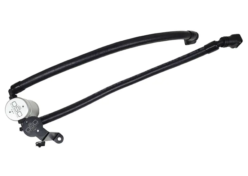 Budget J&L 2020-2025 Ford Explorer 3.0L EcoBoost Oil Separator 3.0 Passenger Side - Clear Anodized