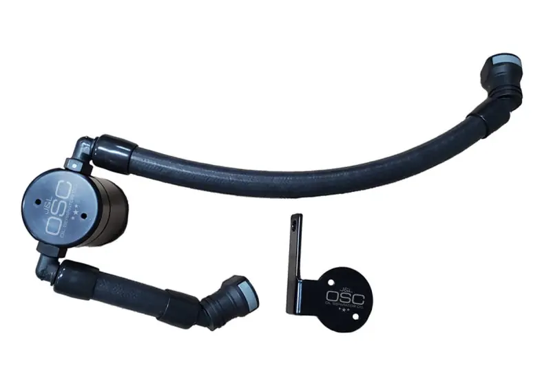 Deal J&L 2020-2022 Ford Mustang GT500 Passenger Side Oil Separator 3.0 - Black Anodized