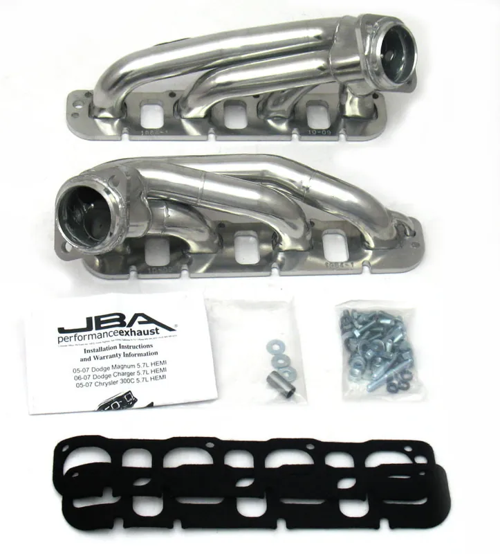 Hassle-Free Returns JBA 09-20 Chrysler 5.7L HEMI 1-3/4in Primary Silver Ctd Cat4Ward Header