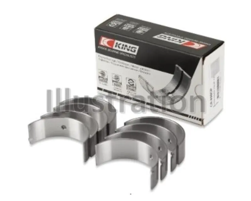 King Honda 91CI/1.5L D15A2/D15A3/D15B1/D15B2/D15B7/D15B8/D15Z1 Rod Bearing Set - Size STD Next Day Delivery