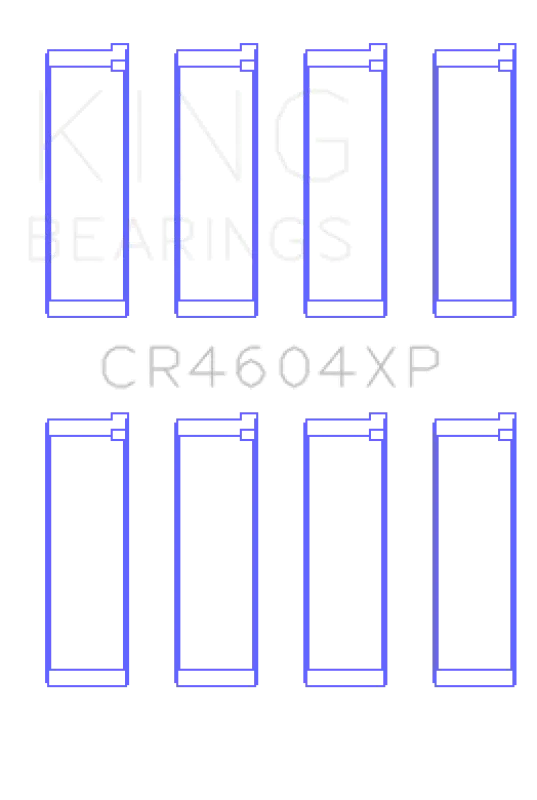 King 07-09 Mazdaspeed 3 L3-VDT MZR DISI (t) Duratec High Performance Rod Bearing Set - Size +.025mm Genuine