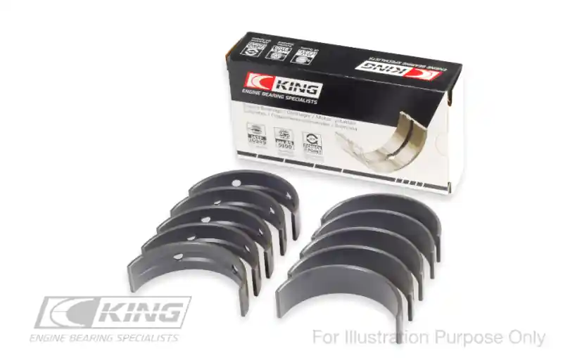 King Engine Bearings Ford 302 CID Coyote Performance Coated Main Bearing Set - Size STD Price Cut