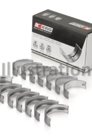 Discount King Engine Bearings BMW N55B30A/N53B30A/N52B30A Main Bearing Set - Size +0.50mm