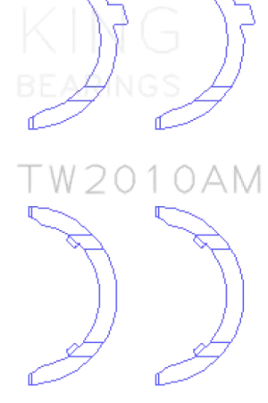 Grab Now King Engine Bearings Volkswagen JR 1.6L (td) Thrust Washer Set