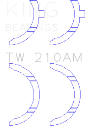 Markdown King Engine Bearings Toyota 5R/2M/4M/5ME/5MGE/7MGE/7MGTE Thrust Washer Set