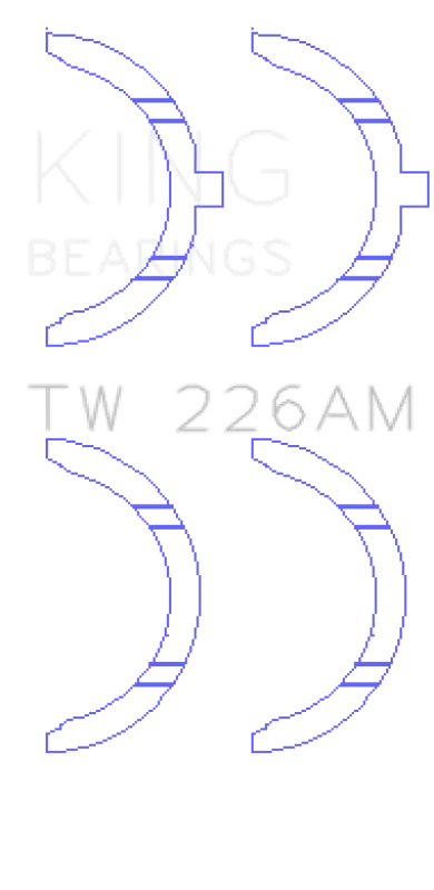 King Engine Bearings Toyota 3SGTE Thrust Washer Set One Day Deal