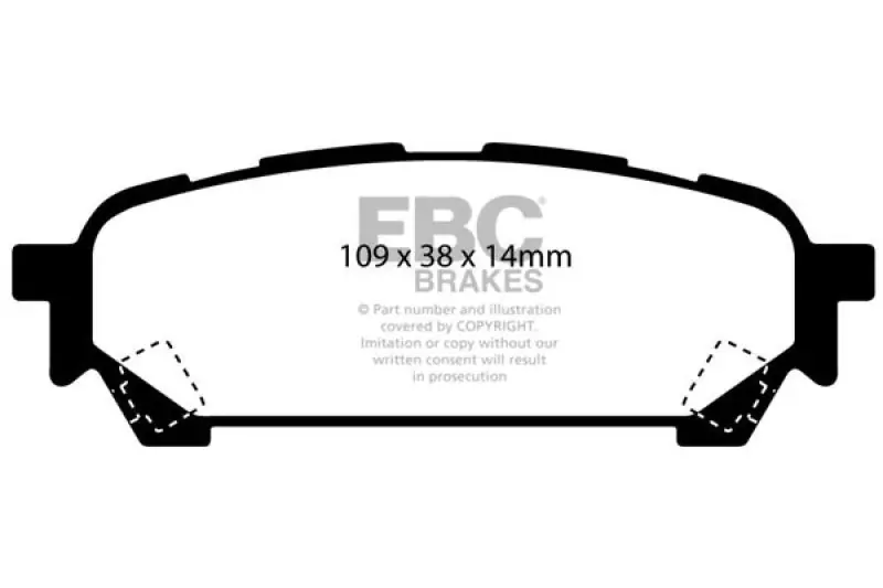 EBC 04-06 Saab 9-2X 2.0 Turbo Ultimax2 Rear Brake Pads Don’t Miss Out
