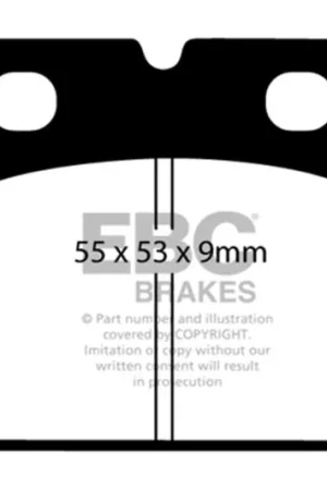 Budget EBC 04-12 Aston Martin DB9 Parking Brake Ultimax2 Rear Brake Pads