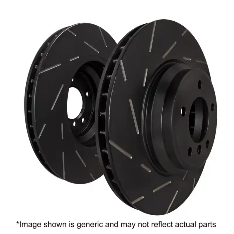 Handmade EBC 2015+ Ford Mustang (6th Gen) 2.3L Turbo (Performance Package) USR Slotted Rear Rotors