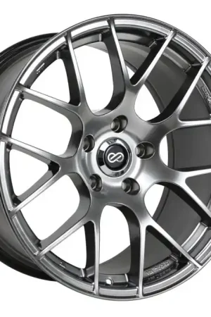 Latest Enkei Raijin 18x8.5 42mm Offset 5x112 Bolt Pattern 72.6 Bore Diameter Hyper Silver Wheel