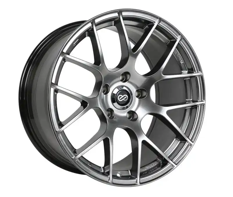 Latest Enkei Raijin 18x8.5 42mm Offset 5x112 Bolt Pattern 72.6 Bore Diameter Hyper Silver Wheel