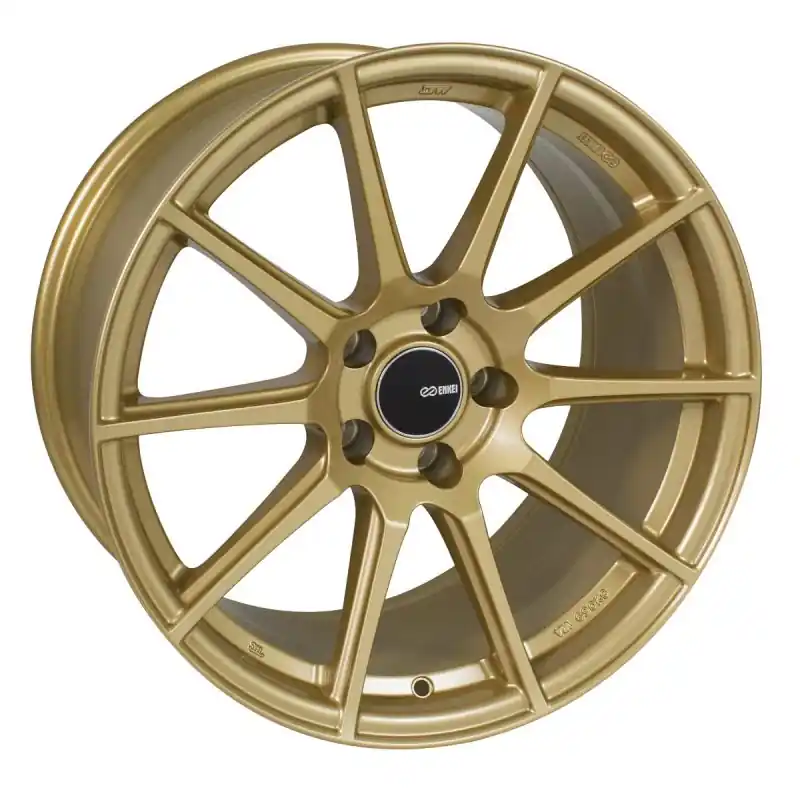 Don’t Miss Out Enkei TS10 18x8.5 5x114.3 50mm Offset 72.6mm Bore Gold Wheel