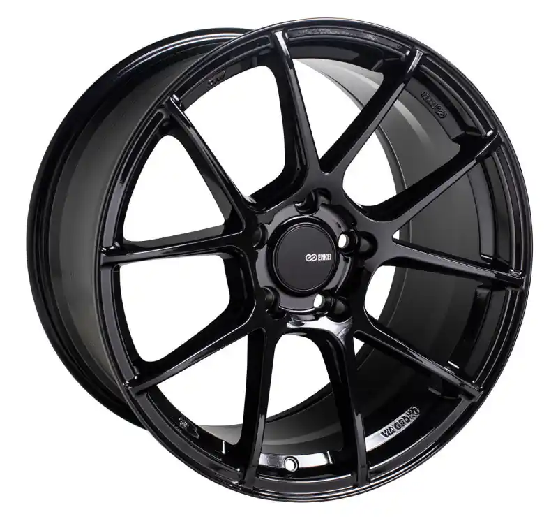 Enkei TS-V 18x9.5 5x120 40mm Offset 72.6mm Bore Gloss Black Wheel Holiday Sale