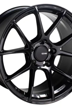 Top Pick Enkei TS-V 18x9.5 5x114.3 38mm Offset 72.6mm Bore Gloss Black Wheel