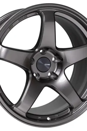 Genuine Enkei PF05 17x8 5x114.3 35mm Offset 75mm Bore Dark Silver Wheel