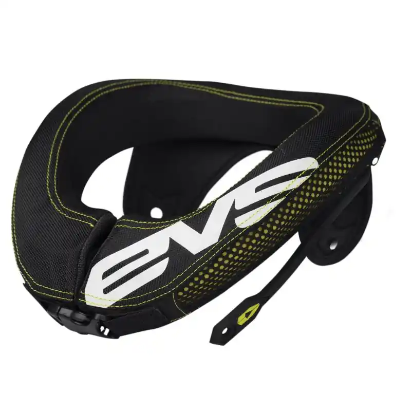 EVS R3 Race Collar Black/Hiviz -Youth Instant Buy