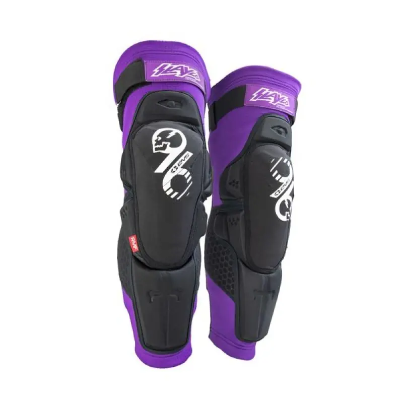 Super Sale EVS Slayco96 Knee Guard Pair Purple/Black - Small/Medium