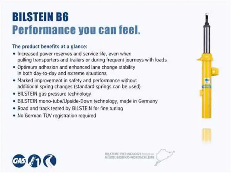Factory Price Bilstein B6 91-95 Spartan K Series/Mountain Master Front Monotube Shock Absorber