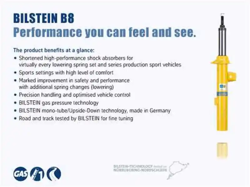 Bilstein B8 (SP) 06-11 BMW 323i/05-10 325i/07-12 328i/335i Front Left 36mm Monotube Strut Assembly Weekend Sale