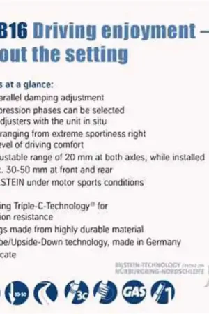 Trusted Brand Bilstein B16 15-17 Ford Mustang GT V8 Front and Rear Performance Suspension System