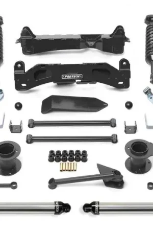 Fabtech 2015-21 Toyota 4Runner 4WD 6in Perf Sys w/Dl 2.5C/O & 2.25 Viral