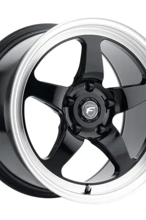 Direct From Manufacturer Forgestar D5 Drag 17x10 / 5x120 BP / ET45 / 7.3in BS Gloss Black Wheel