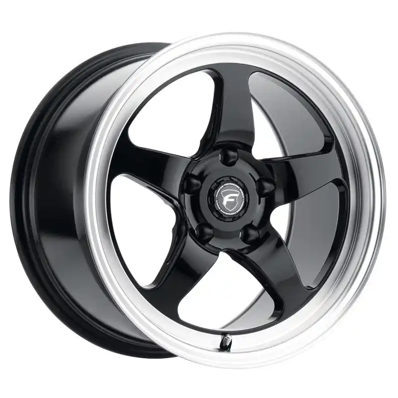Original Forgestar D5 Drag 17x10 / 5x115 BP / ET30 / 6.6in BS Gloss Black Wheel