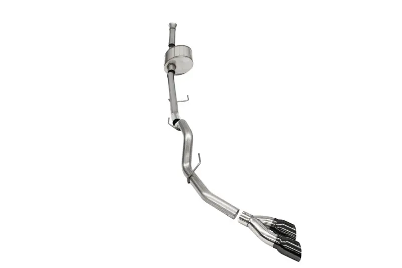 Wholesale Corsa 2021-2025 Ford F-150 SuperCab/6.5in Bed 5.0L V8 Xtreme Cat-Back Single Side Exit-Black PVD