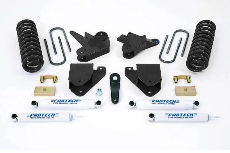 Seasonal Sale Fabtech 99-00 Ford F250/350 2WD w/7.3L Diesel 6in Basic Sys w/Perf Shks