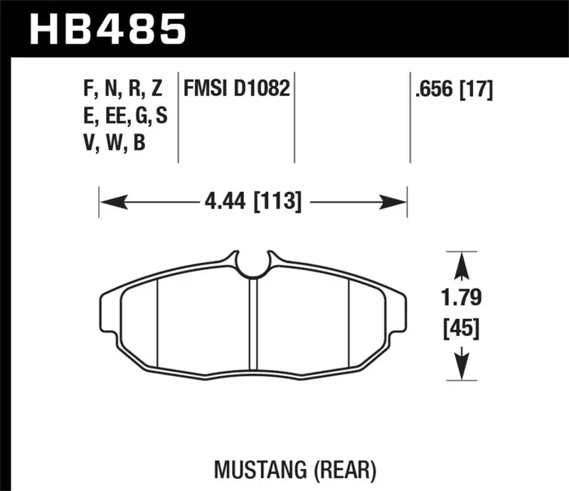 Hawk 08-09 Mustang Bullitt/05-10 & 12-13 Mustang GT/05-13 Mustang V6 Blue 9012 Race Rear Brake Pads One Day Deal