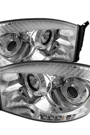 Spyder Dodge Ram 1500 06-08/Ram 2500 06-09 Projector Headlights LED Halo LED Chrm PRO-YD-DR06-HL-C While Supplies Last