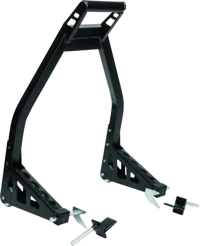 BikeMaster Universal Aluminum Stand - Rear - Black Handmade