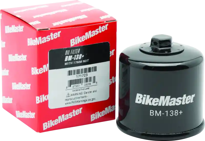 Wholesale BikeMaster BM-138+ Oil Filter - Black