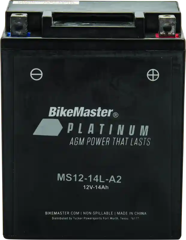 BikeMaster AGM Battery - MS12-14L-A2 Reduced Price