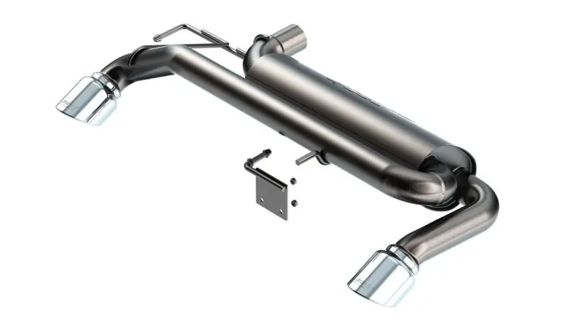 New Release Borla 21-22 Ford Bronco 2.3L 4WD S-Type Axle Back Exhaust w/ Bright Chrome Tips