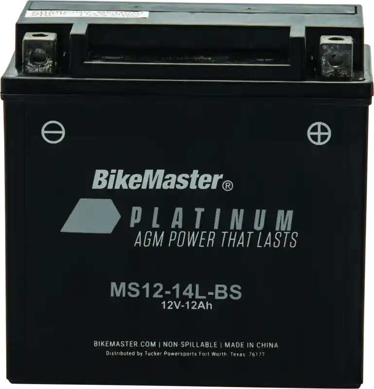 BikeMaster AGM Battery - MS12-14L-BS Next Day Delivery