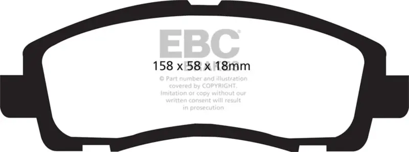 EBC 05-14 Honda Ridgeline 3.5 Greenstuff Front Brake Pads Exclusive