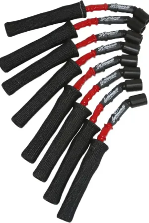 Granatelli 99-23 GM LS2/LS3/LSA/LS7/LS9 Hi-Perf Coil-Near-Plug Wire Conn Kit w/Red Jacket/Blk Sleeve Warranty Included
