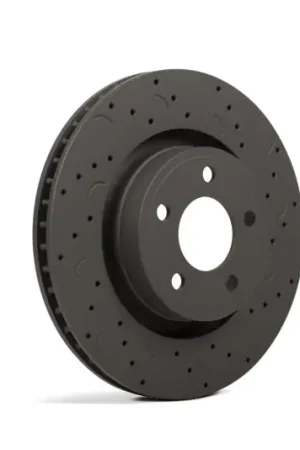 Hawk Talon 2007 Audi Q7 Iron Disc Drilled and Slotted Rear Brake Rotor Set Weekend Sale