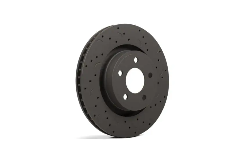 Hawk Talon 2007 Audi Q7 Iron Disc Drilled and Slotted Rear Brake Rotor Set Weekend Sale