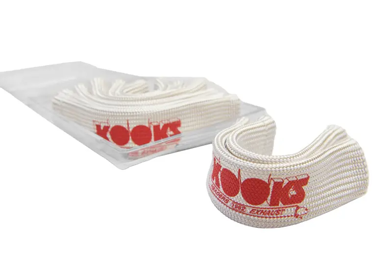 Big Sale Kooks Universal Spark Plug Sleeve Set - Natural w/Red Logo (Set of 8)