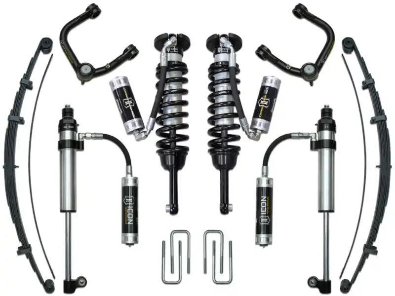 Hot Deal ICON 05-15 Toyota Tacoma 0-3.5in/16-17 Toyota Tacoma 0-2.75in Stg 8 Suspension System w/Tubular Uca
