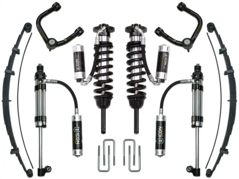 Original ICON 05-15 Toyota Tacoma 0-3.5in/16-17 Toyota Tacoma 0-2.75in Stg 10 Suspension System w/Tubular Uca