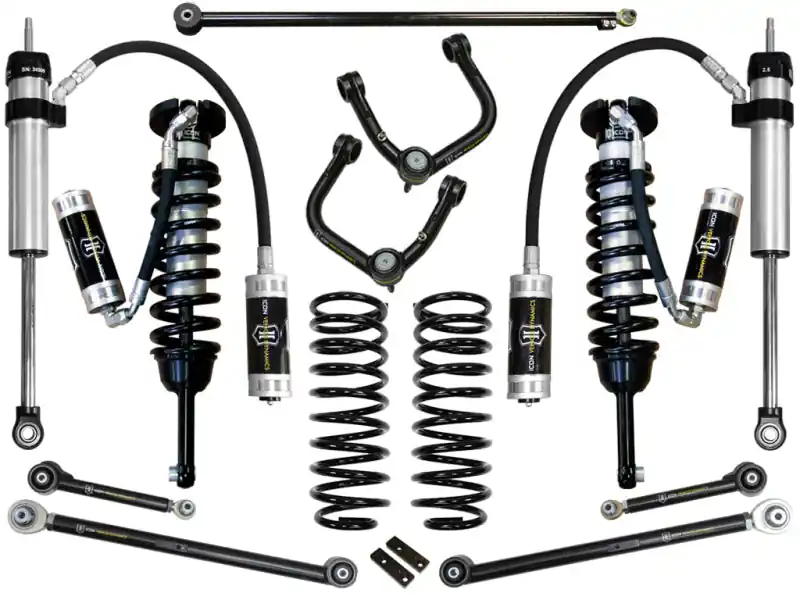 Budget ICON 03-09 Toyota 4Runner/FJ 0-3.5in Stage 6 Suspension System w/Tubular Uca