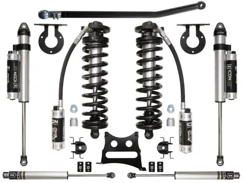 Crafted ICON 05-16 Ford F-250/F-350 2.5-3in Stage 4 Coilover Conversion System