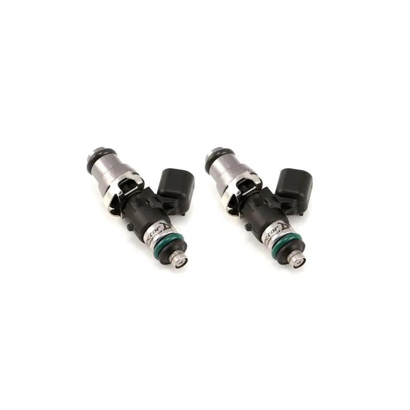 Injector Dynamics 1300cc Injectors - 48mm Length - 14mm Top - 14mm Lower O-Ring (Set of 2) Fresh Stock