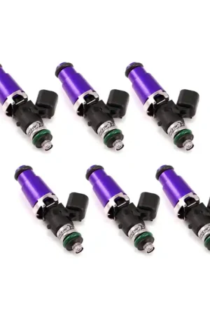 Hot Deal Injector Dynamics 1340cc Injectors - 60mm Length - 14mm Purple Top - 14mm Lower O-Ring (Set of 6)