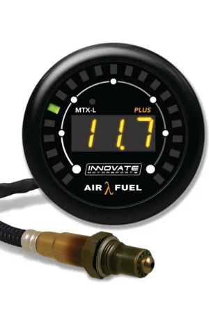 Innovate MTX-L PLUS Digital Air/Fuel Ratio Gauge Kit 3ft w/O2 Sensor Professional Grade