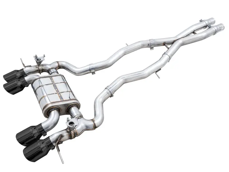 Express Delivery AWE SwitchPath Catback Exhaust for BMW G8X M3/M4 - Diamond Black Tips